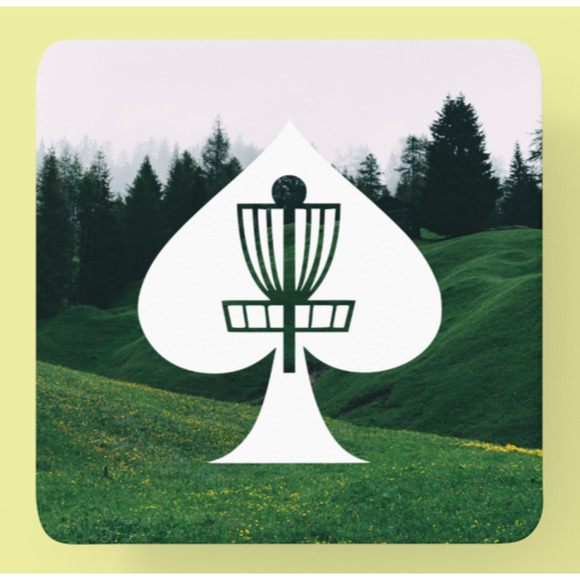 Disc Golf Custom Silicone Drink Coasters Cup Mat Cup Coasters Tableware Set of 4 - Picture 1 of 2